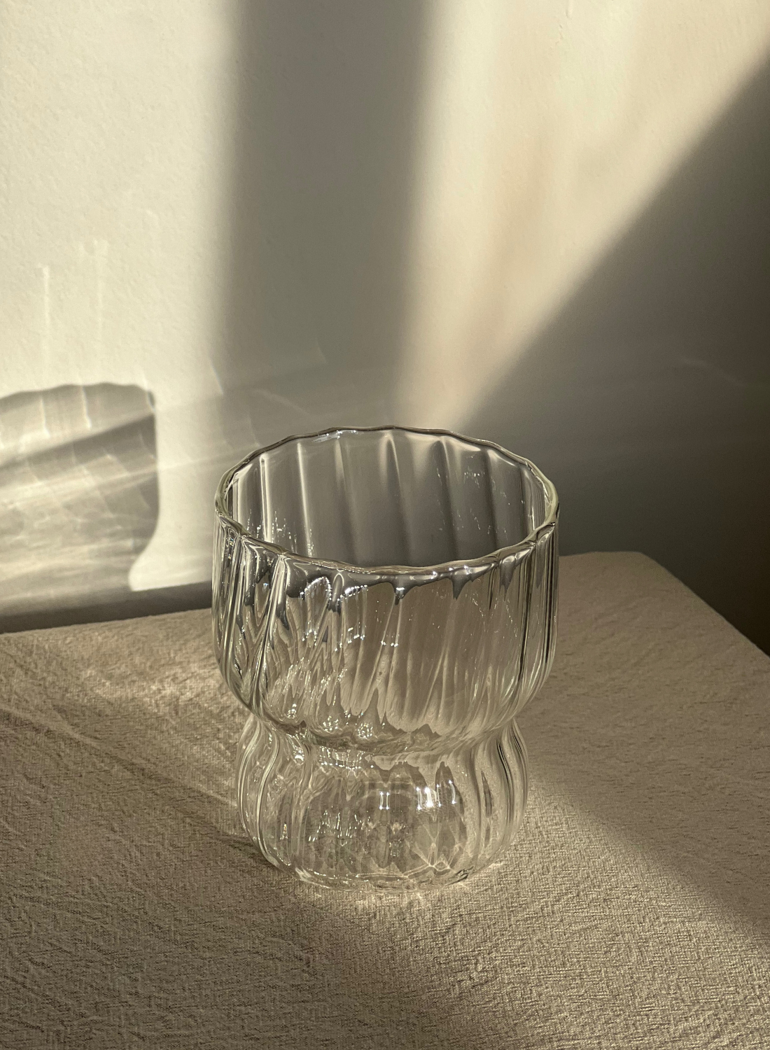 Vaso de vidrio Curvy 260ml