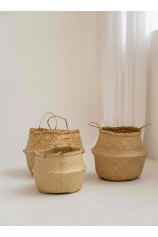 Cesto de fibra con asas S