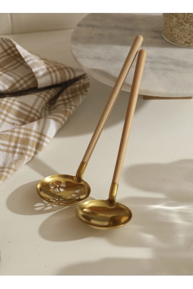 Set de cuchara y espumadera gold