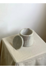 Contenedor de Mármol con Tapa Aria