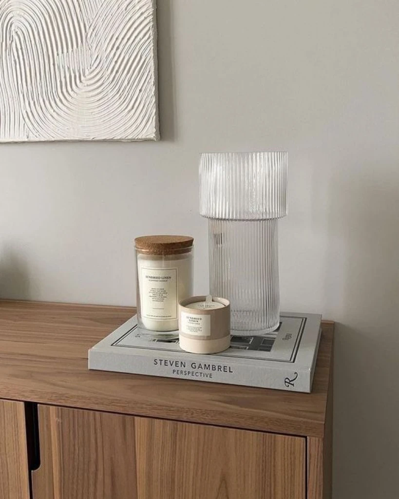 Florero de vidrio Niza